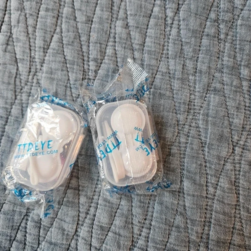 2pk contacts eye case organizer. brand new sealed